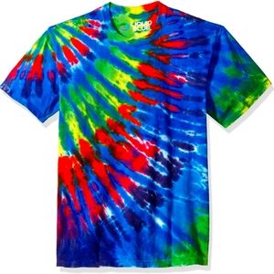 Liquid blue tye dye shirt